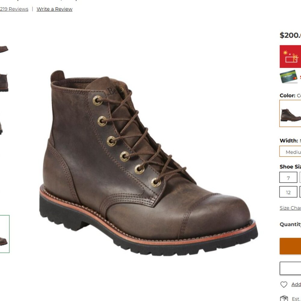 L.L. BEAN BOOT: Men's Bucksport Boots, Cap Toe - Picture 6 of 9